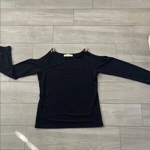 Michael Kors off the shoulder Black Blouse